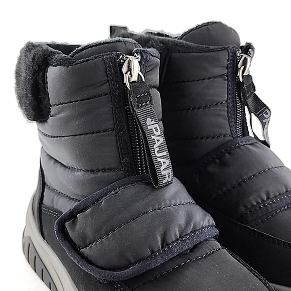 PAJAR Youth Black Winter Waterproof Boots Velcro Insulated Rated -30c Size US 1 - Picture 7 of 15
